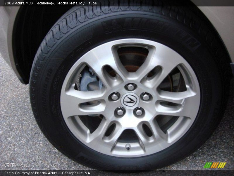 Mocha Metallic / Taupe 2009 Acura MDX Technology