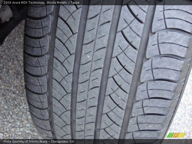 Mocha Metallic / Taupe 2009 Acura MDX Technology