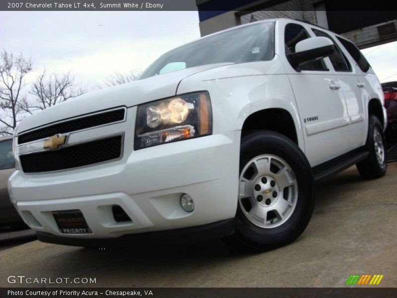 Summit White / Ebony 2007 Chevrolet Tahoe LT 4x4