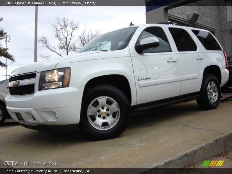 Summit White / Ebony 2007 Chevrolet Tahoe LT 4x4
