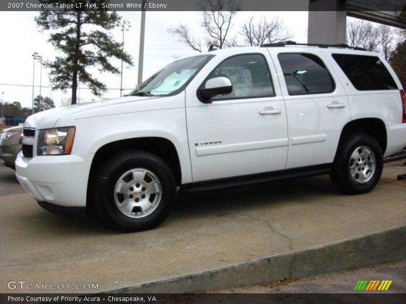 Summit White / Ebony 2007 Chevrolet Tahoe LT 4x4
