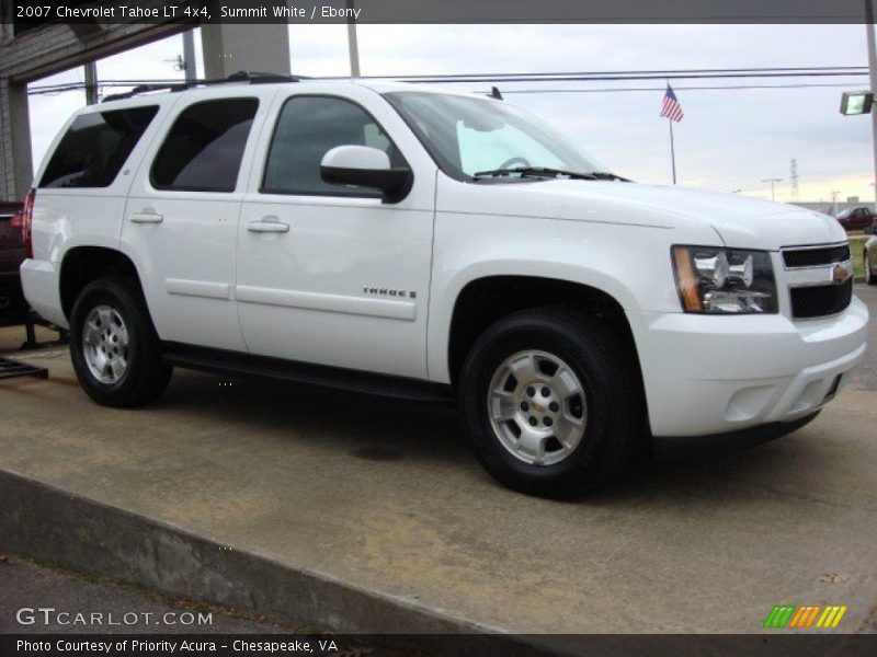 Summit White / Ebony 2007 Chevrolet Tahoe LT 4x4