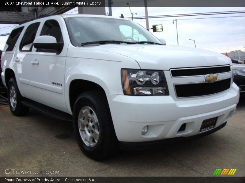 Summit White / Ebony 2007 Chevrolet Tahoe LT 4x4