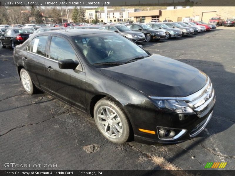Tuxedo Black Metallic / Charcoal Black 2012 Ford Fusion SEL