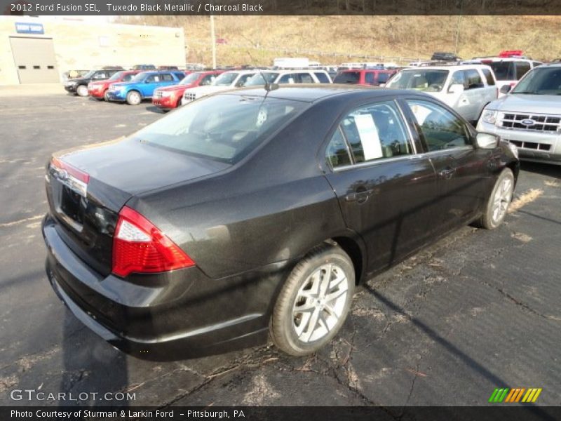 Tuxedo Black Metallic / Charcoal Black 2012 Ford Fusion SEL