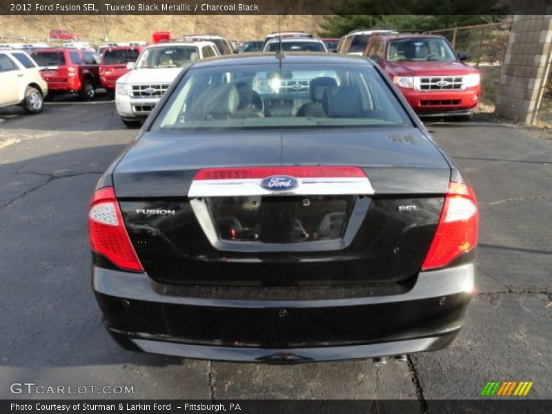 Tuxedo Black Metallic / Charcoal Black 2012 Ford Fusion SEL