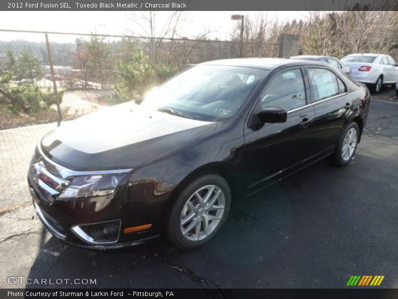 Tuxedo Black Metallic / Charcoal Black 2012 Ford Fusion SEL