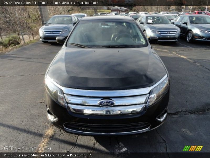 Tuxedo Black Metallic / Charcoal Black 2012 Ford Fusion SEL