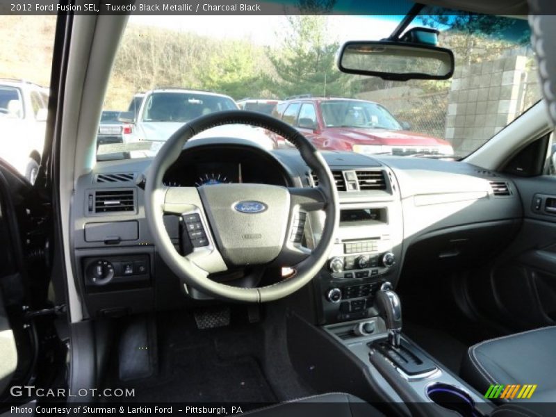 Tuxedo Black Metallic / Charcoal Black 2012 Ford Fusion SEL