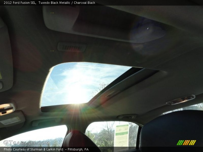 Tuxedo Black Metallic / Charcoal Black 2012 Ford Fusion SEL