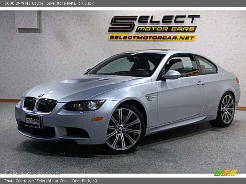 Silverstone Metallic / Black 2008 BMW M3 Coupe