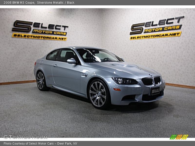 Silverstone Metallic / Black 2008 BMW M3 Coupe