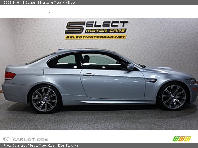 Silverstone Metallic / Black 2008 BMW M3 Coupe