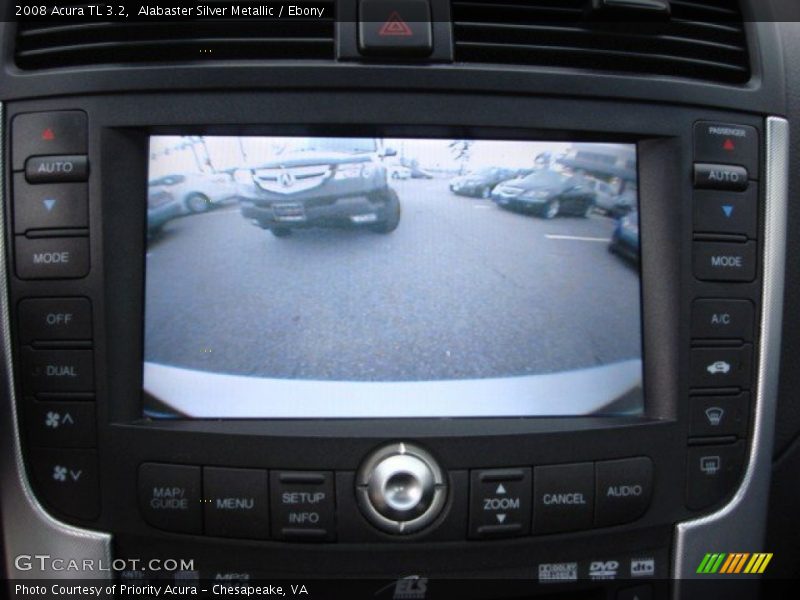 Alabaster Silver Metallic / Ebony 2008 Acura TL 3.2