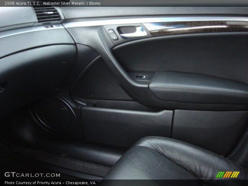 Alabaster Silver Metallic / Ebony 2008 Acura TL 3.2