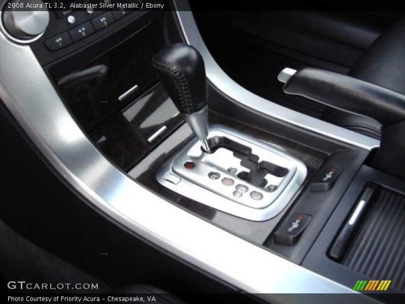 Alabaster Silver Metallic / Ebony 2008 Acura TL 3.2