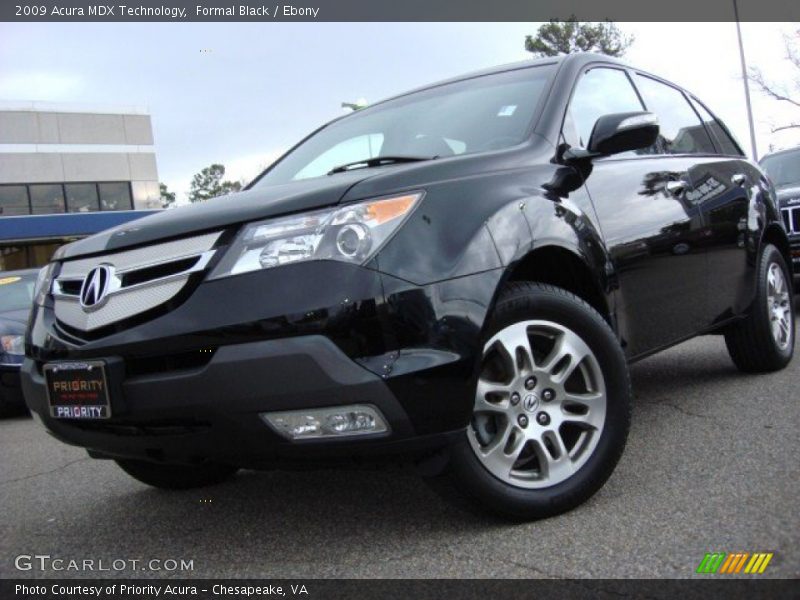 Formal Black / Ebony 2009 Acura MDX Technology