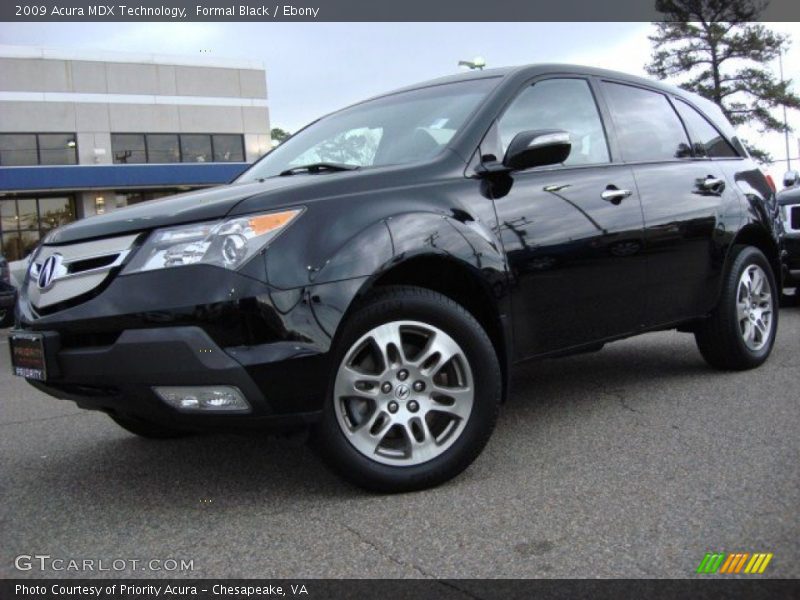 Formal Black / Ebony 2009 Acura MDX Technology