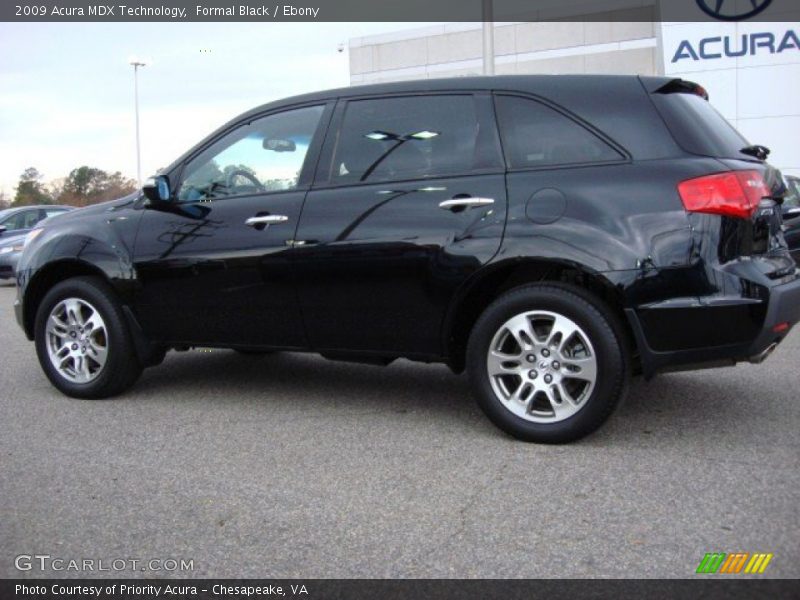 Formal Black / Ebony 2009 Acura MDX Technology