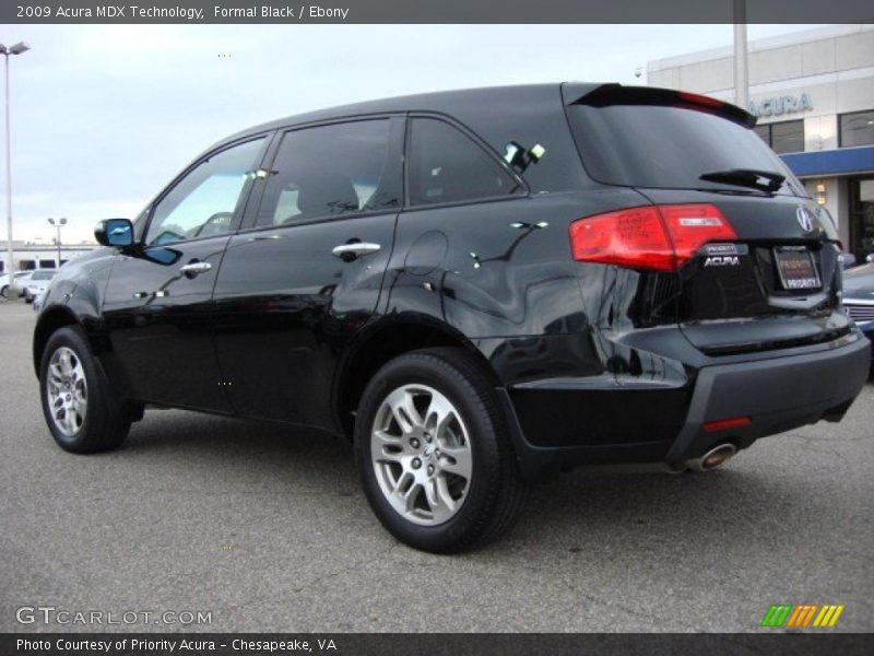 Formal Black / Ebony 2009 Acura MDX Technology