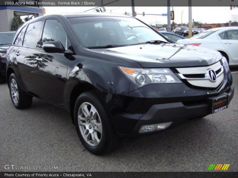Formal Black / Ebony 2009 Acura MDX Technology