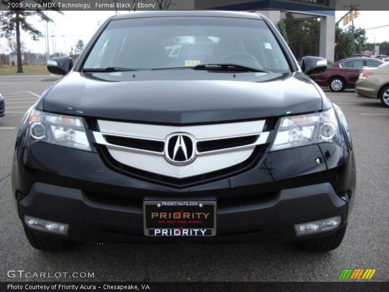 Formal Black / Ebony 2009 Acura MDX Technology