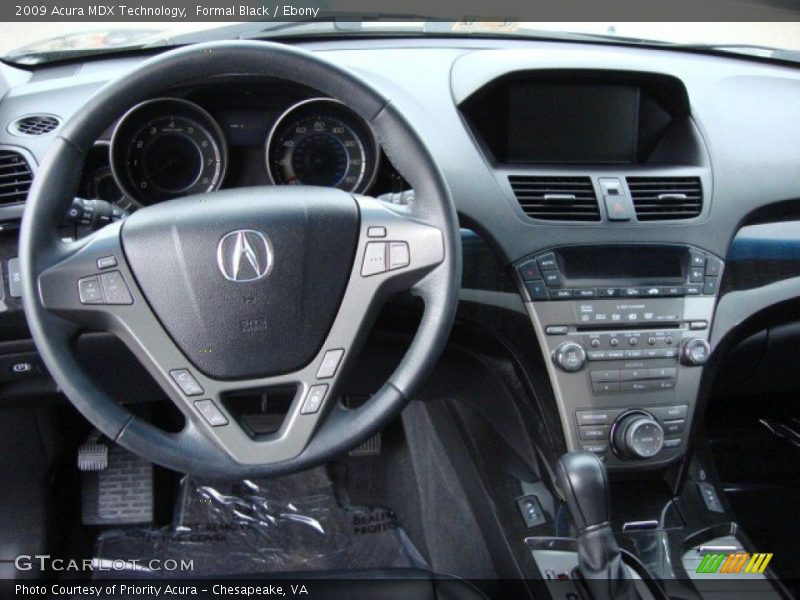 Formal Black / Ebony 2009 Acura MDX Technology
