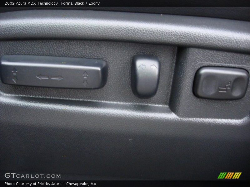 Formal Black / Ebony 2009 Acura MDX Technology