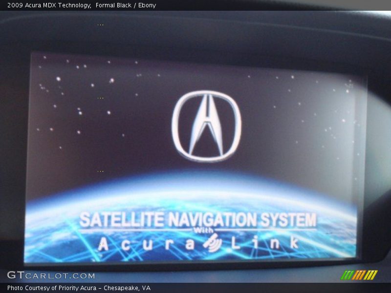 Formal Black / Ebony 2009 Acura MDX Technology