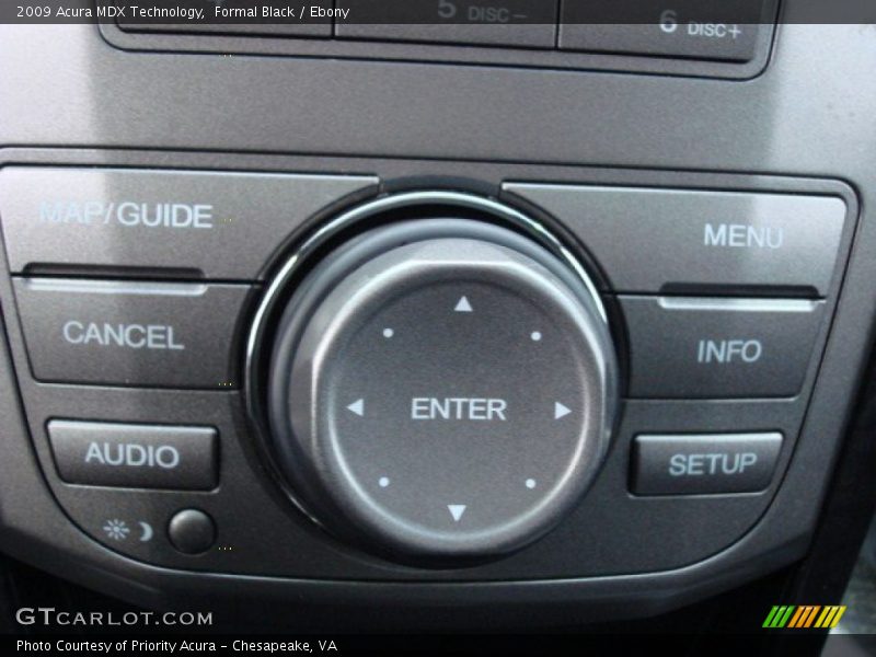 Formal Black / Ebony 2009 Acura MDX Technology