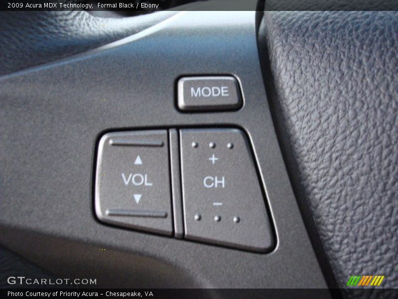 Formal Black / Ebony 2009 Acura MDX Technology