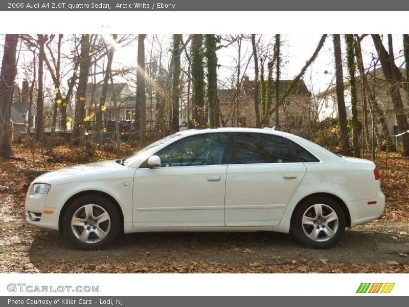 Arctic White / Ebony 2006 Audi A4 2.0T quattro Sedan