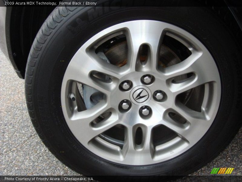 Formal Black / Ebony 2009 Acura MDX Technology