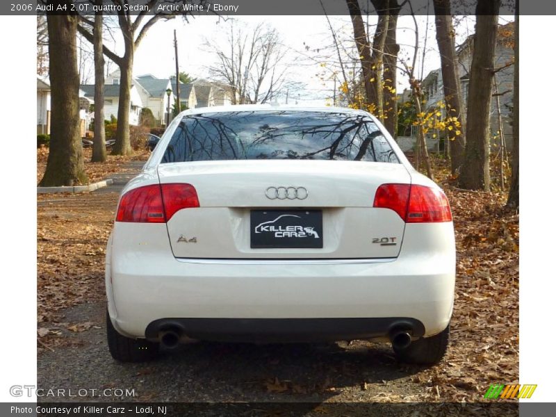 Arctic White / Ebony 2006 Audi A4 2.0T quattro Sedan