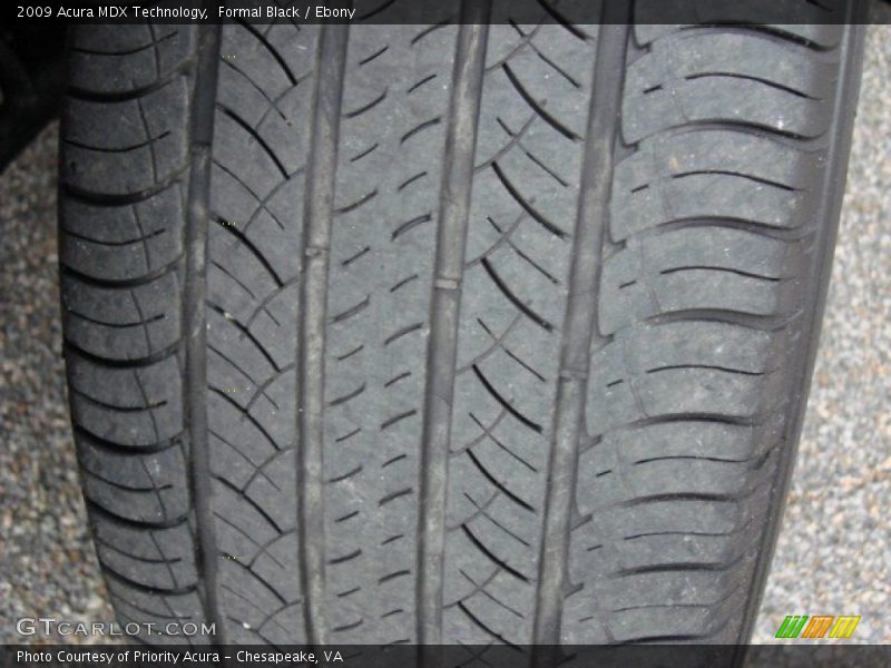 Formal Black / Ebony 2009 Acura MDX Technology