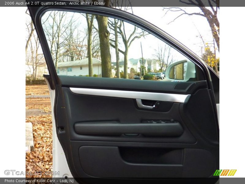 Arctic White / Ebony 2006 Audi A4 2.0T quattro Sedan