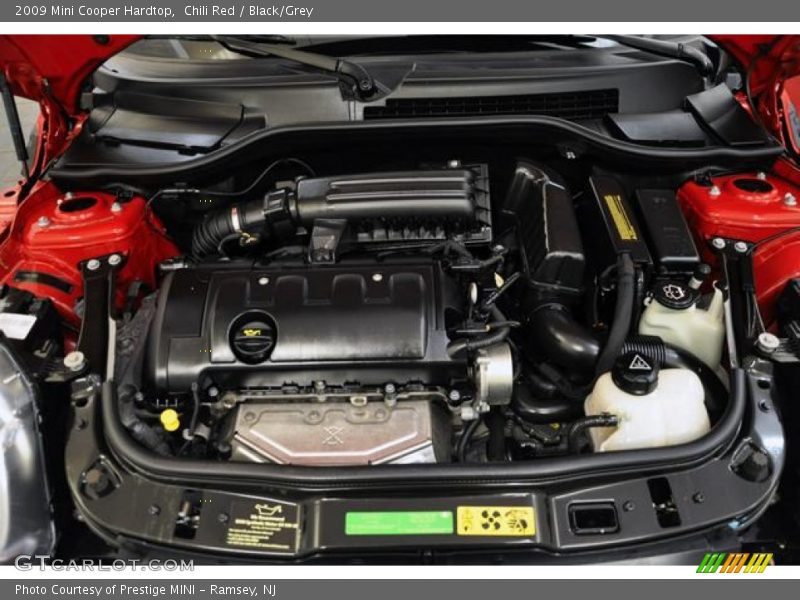 Chili Red / Black/Grey 2009 Mini Cooper Hardtop