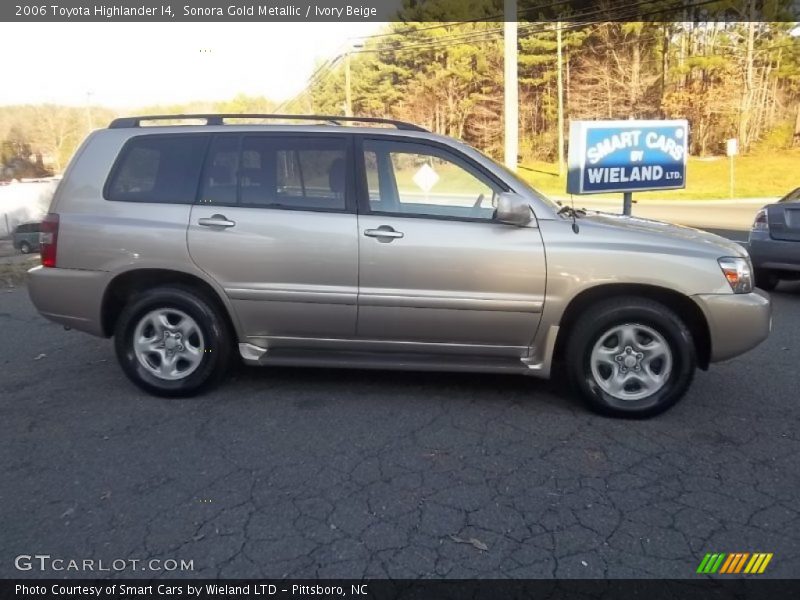 Sonora Gold Metallic / Ivory Beige 2006 Toyota Highlander I4