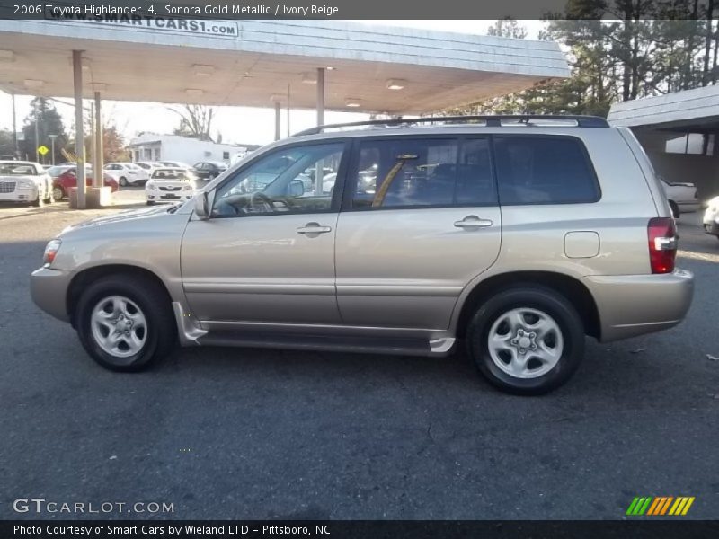 Sonora Gold Metallic / Ivory Beige 2006 Toyota Highlander I4