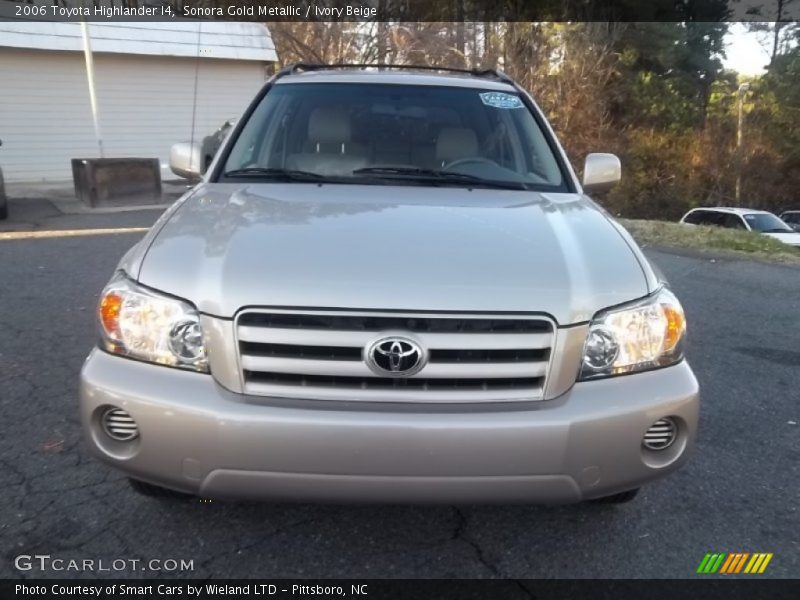 Sonora Gold Metallic / Ivory Beige 2006 Toyota Highlander I4
