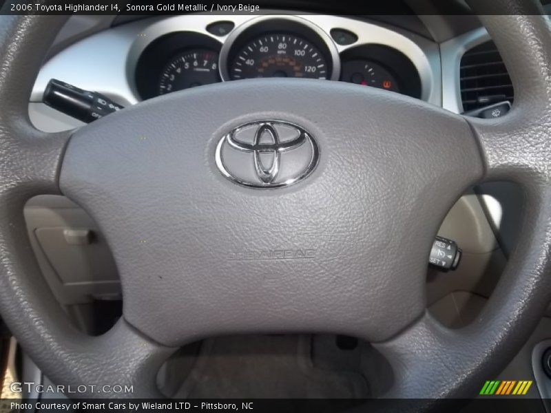 Sonora Gold Metallic / Ivory Beige 2006 Toyota Highlander I4