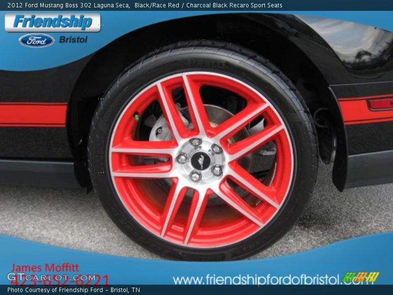 Black/Race Red / Charcoal Black Recaro Sport Seats 2012 Ford Mustang Boss 302 Laguna Seca