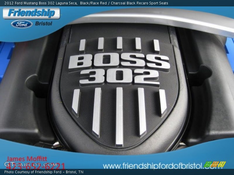Black/Race Red / Charcoal Black Recaro Sport Seats 2012 Ford Mustang Boss 302 Laguna Seca
