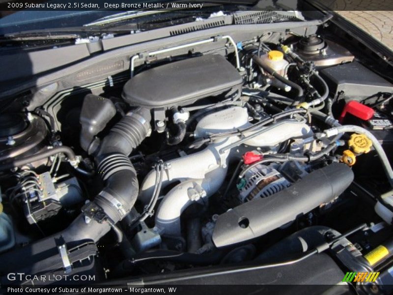  2009 Legacy 2.5i Sedan Engine - 2.5 Liter SOHC 16-Valve VVT Flat 4 Cylinder