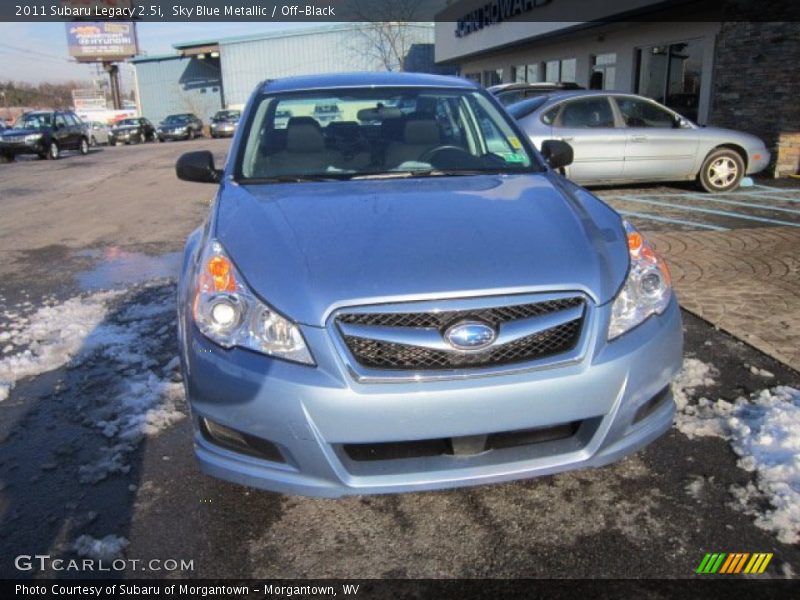 Sky Blue Metallic / Off-Black 2011 Subaru Legacy 2.5i