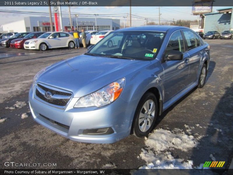 Sky Blue Metallic / Off-Black 2011 Subaru Legacy 2.5i
