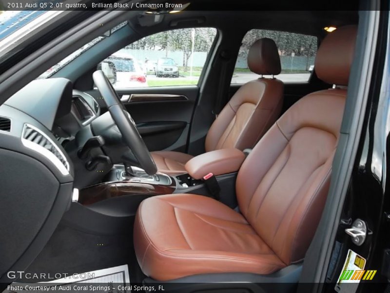  2011 Q5 2.0T quattro Cinnamon Brown Interior