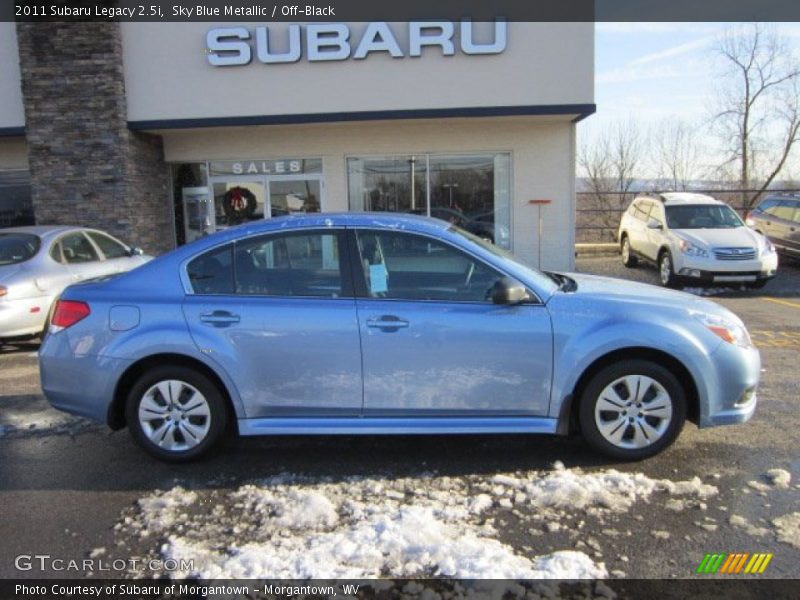 Sky Blue Metallic / Off-Black 2011 Subaru Legacy 2.5i