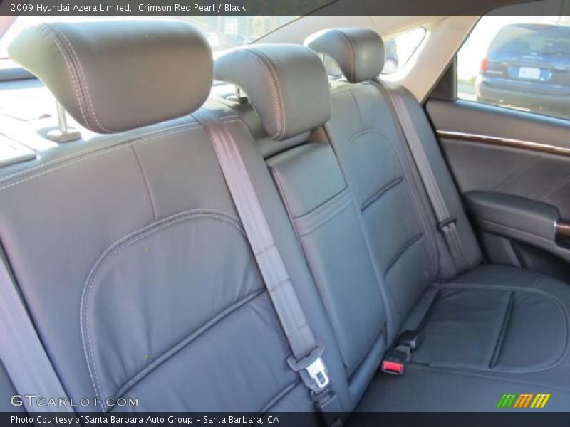 Crimson Red Pearl / Black 2009 Hyundai Azera Limited