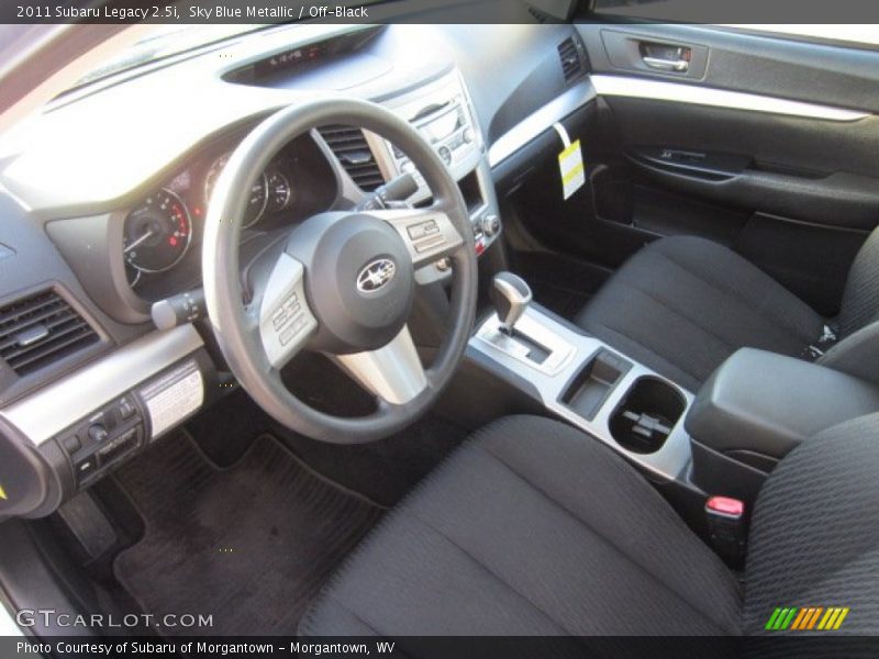 Sky Blue Metallic / Off-Black 2011 Subaru Legacy 2.5i